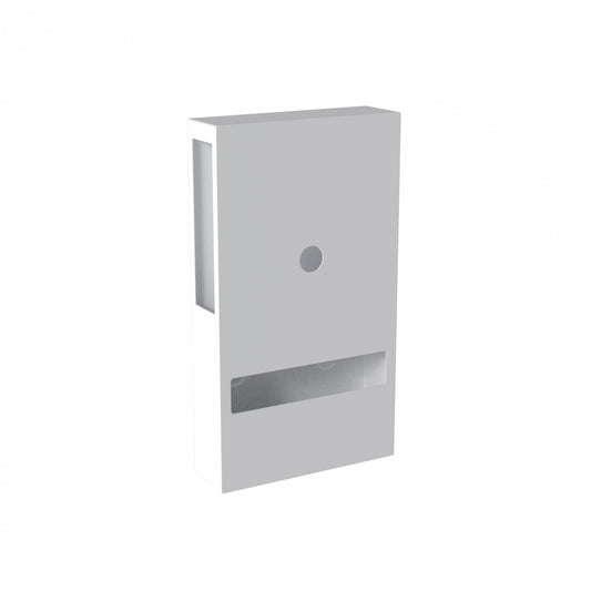 139mm W  Surface Mounted Toilet Tissue Dispenser - 139mm W x 247mm H x 41mm D - White