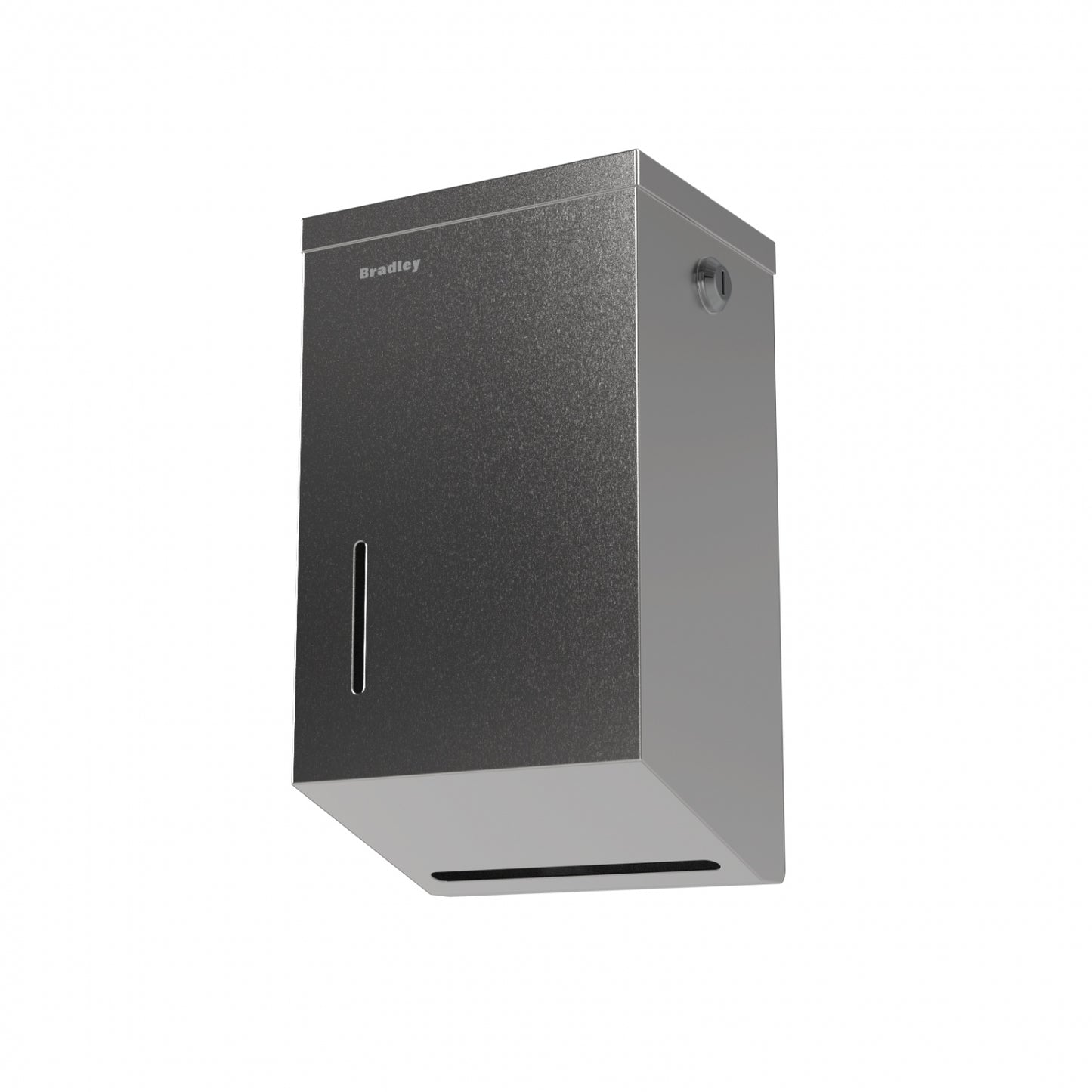 120mm W Surface Mounted Soft Interleaved Toilet Tissue Dispenser AS1428.1 - 220mmH x x120mmWx 117mmD - Satin