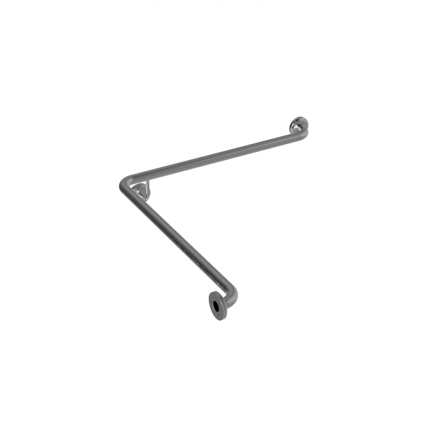 RH 750mm Surface Mounted 32mm Corner Shower Grab Rail - RH 750mm x 750 ...