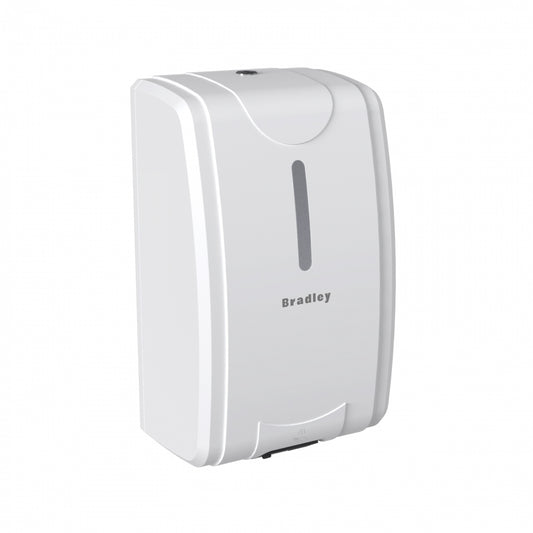 185mm W  Surface Mounted Large Capacity Sanitiser Dispenser 2.1 L - 185mm W x 320mm H x 130mm D  - White