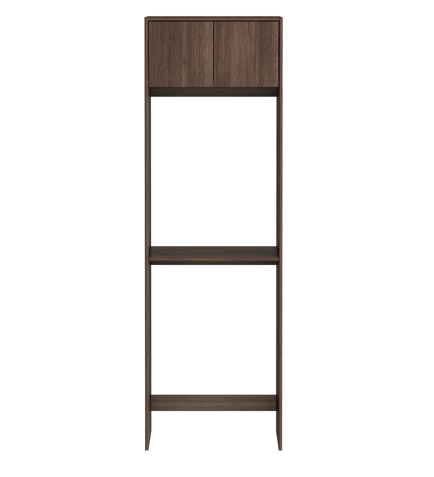 Havana Laundry 2100 Sable Walnut Fluted Tall Washing Machine Cabinet