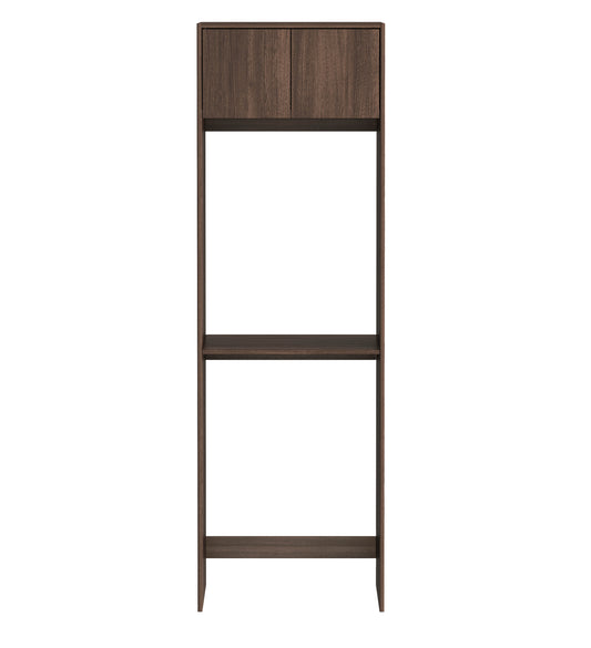 Havana Laundry 2100 Sable Walnut Fluted Tall Washing Machine Cabinet