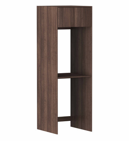 Havana Laundry 2100 Sable Walnut Fluted Tall Washing Machine Cabinet