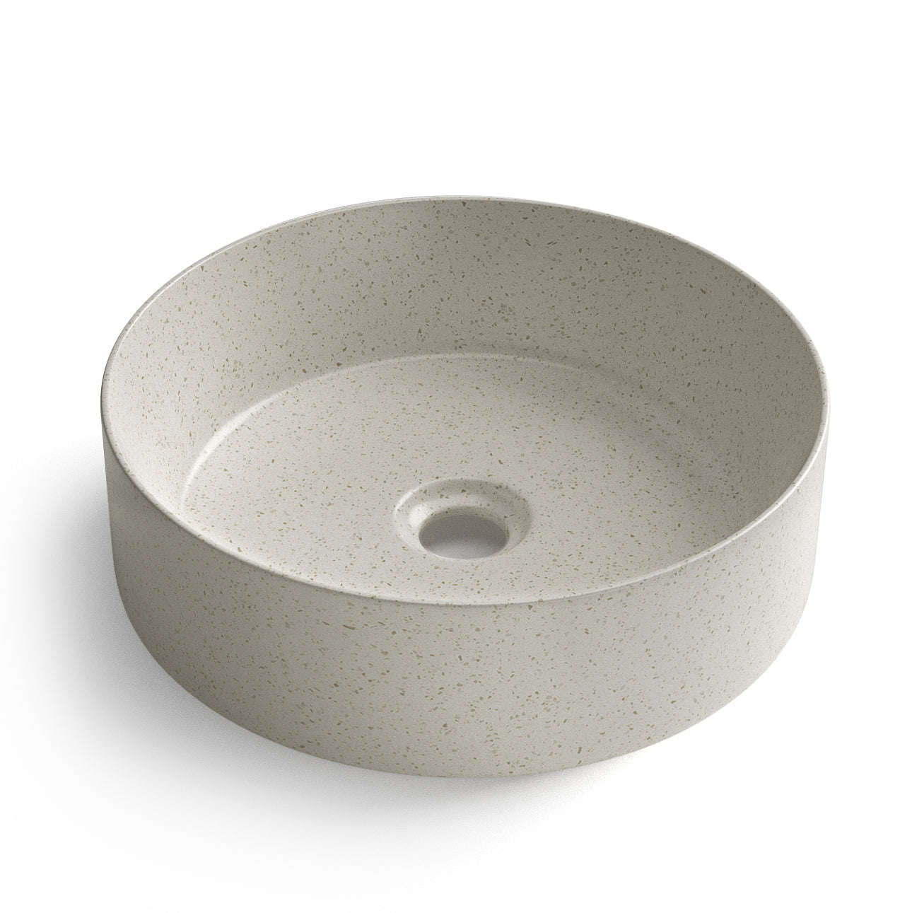 Artis 88 Above Counter Carbon Grey Round Basin No Tap Hole 355x355x120