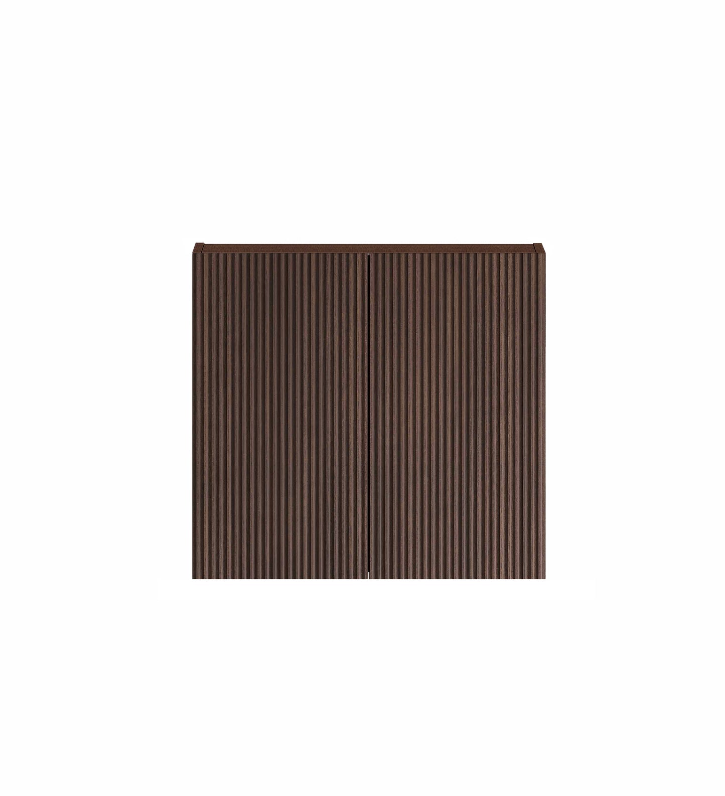 Havana Laundry 630 Sable Walnut Fluted Wall Cabinet
