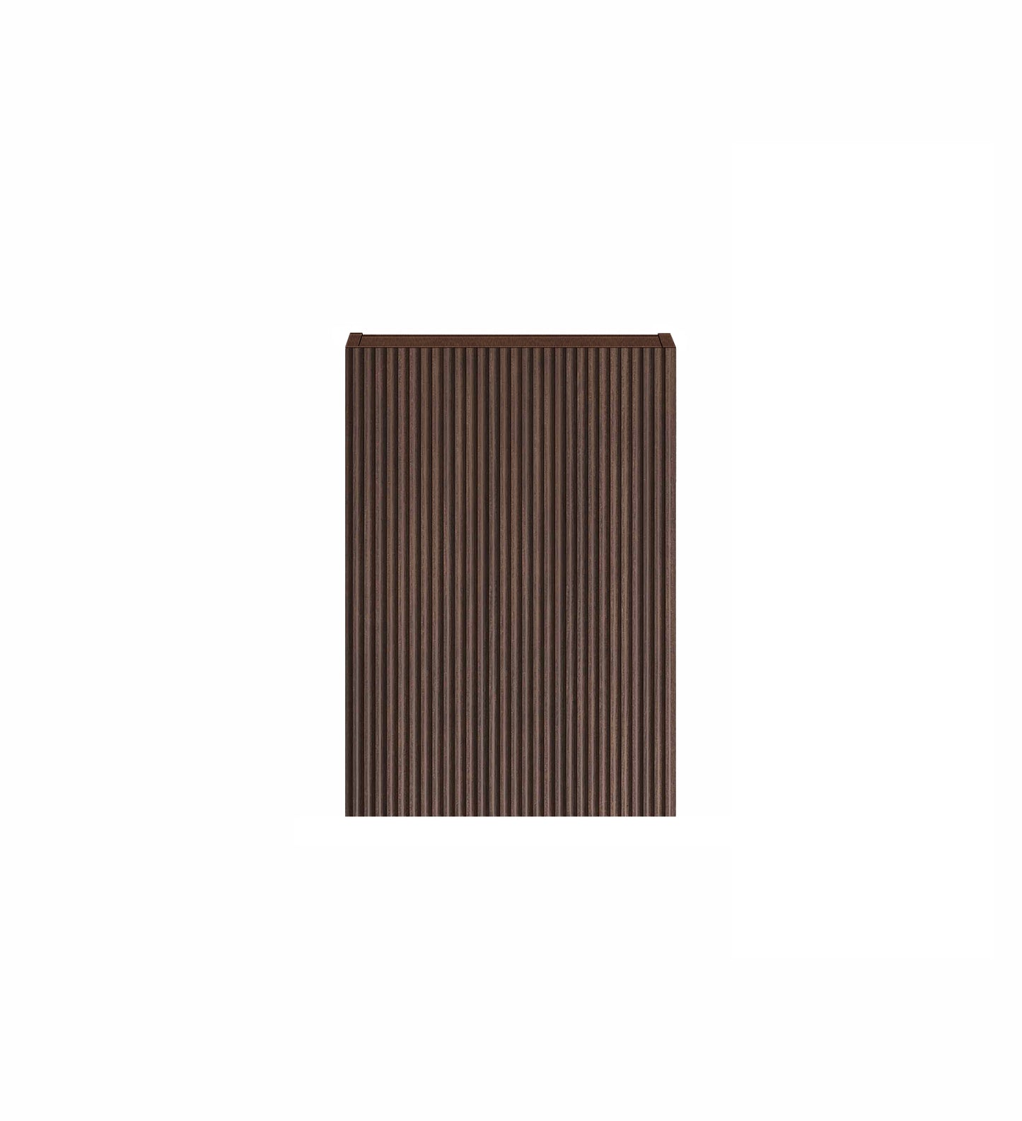 Havana Laundry 415 Sable Walnut Fluted Wall Cabinet