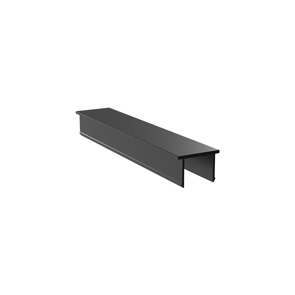 Alum Insert Suit 18mm - 2.7mt Black - 1 Piece