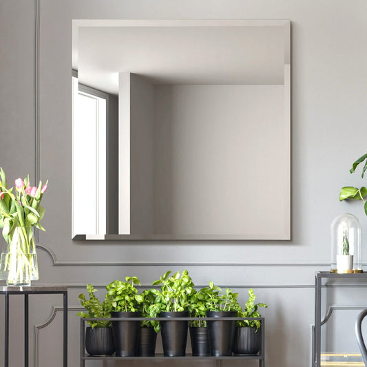 Bevelled Edge Mirror - No Frame - 1500x800mm