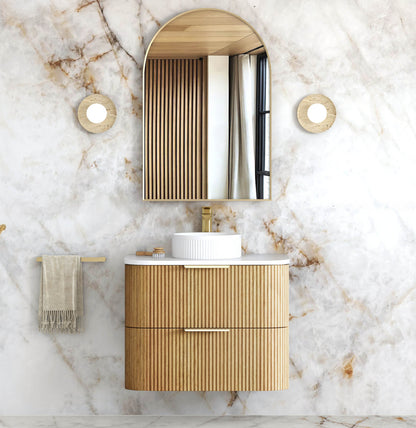 Havana 750mm Woodland Oak Fluted  Cabinet