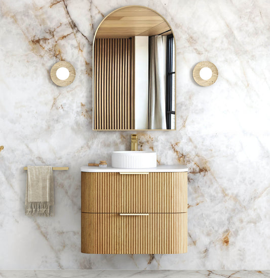 Havana 750mm Woodland Oak Fluted  Cabinet