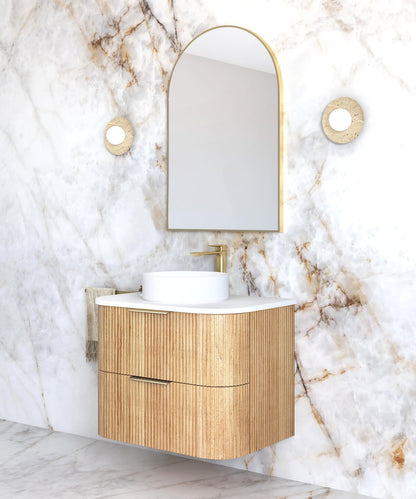 Havana 750mm Woodland Oak Fluted  Cabinet