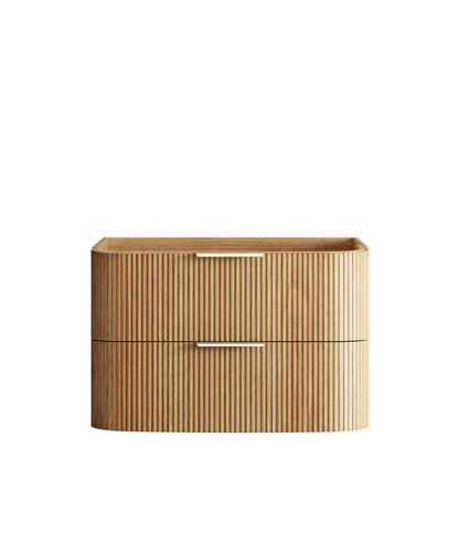 Havana 900mm Woodland Oak Fluted  Cabinet