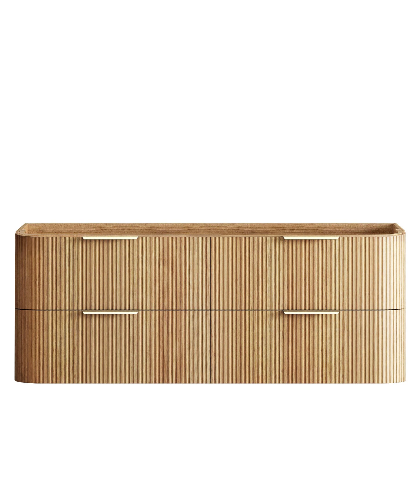 Havana 1500mm Woodland Oak Fluted  Cabinet
