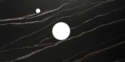 Hampton Mark II 900mm Satin Black Wall Hung Cabinet Only