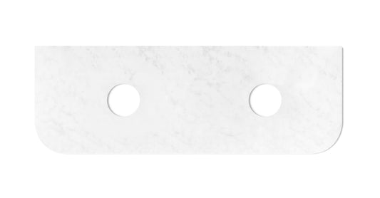 Havana 1500x500x20 Solid Surface Cloudy Carrara Top