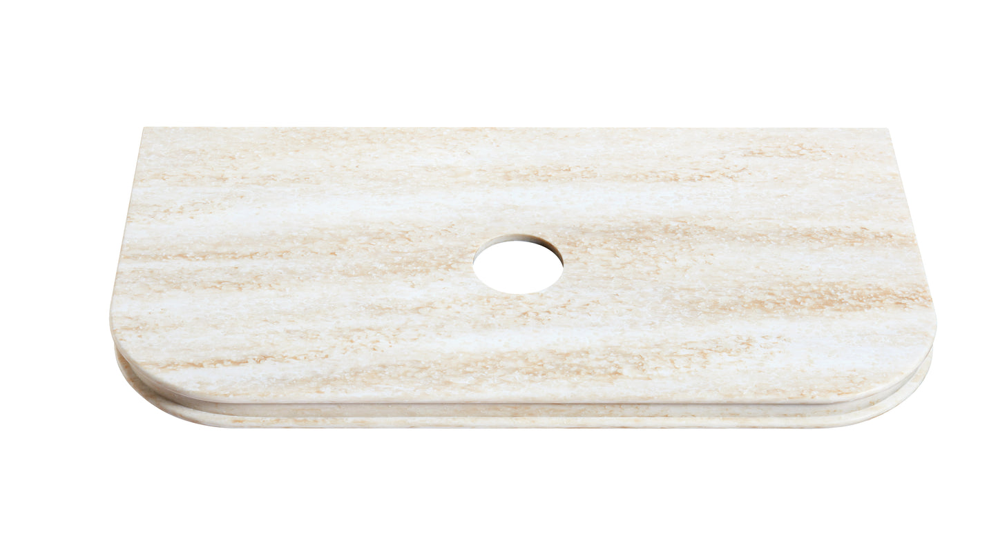 Bondi English Edge 900x460x50 Sand Dune Top