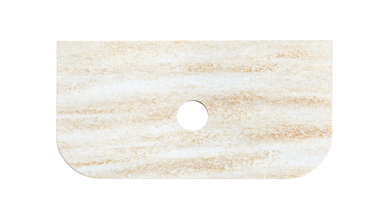 Havana English Edge 900x500x50 Sand Dune Top