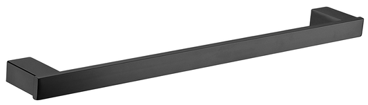 Chunky Single Towel Rail 800mm - Black