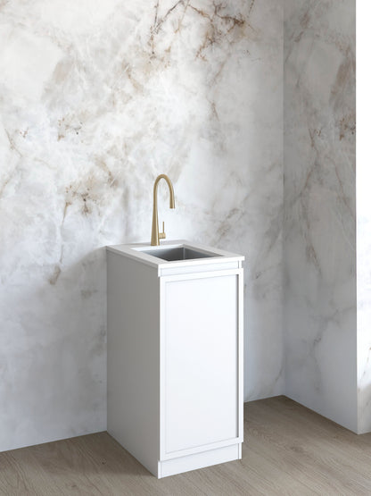Mini Laundry 430mm Hampshire White with Pure White Top