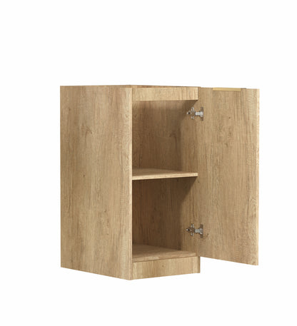 Mini Laundry 430mm Byron/Bondi Natural Oak with Pure White Top