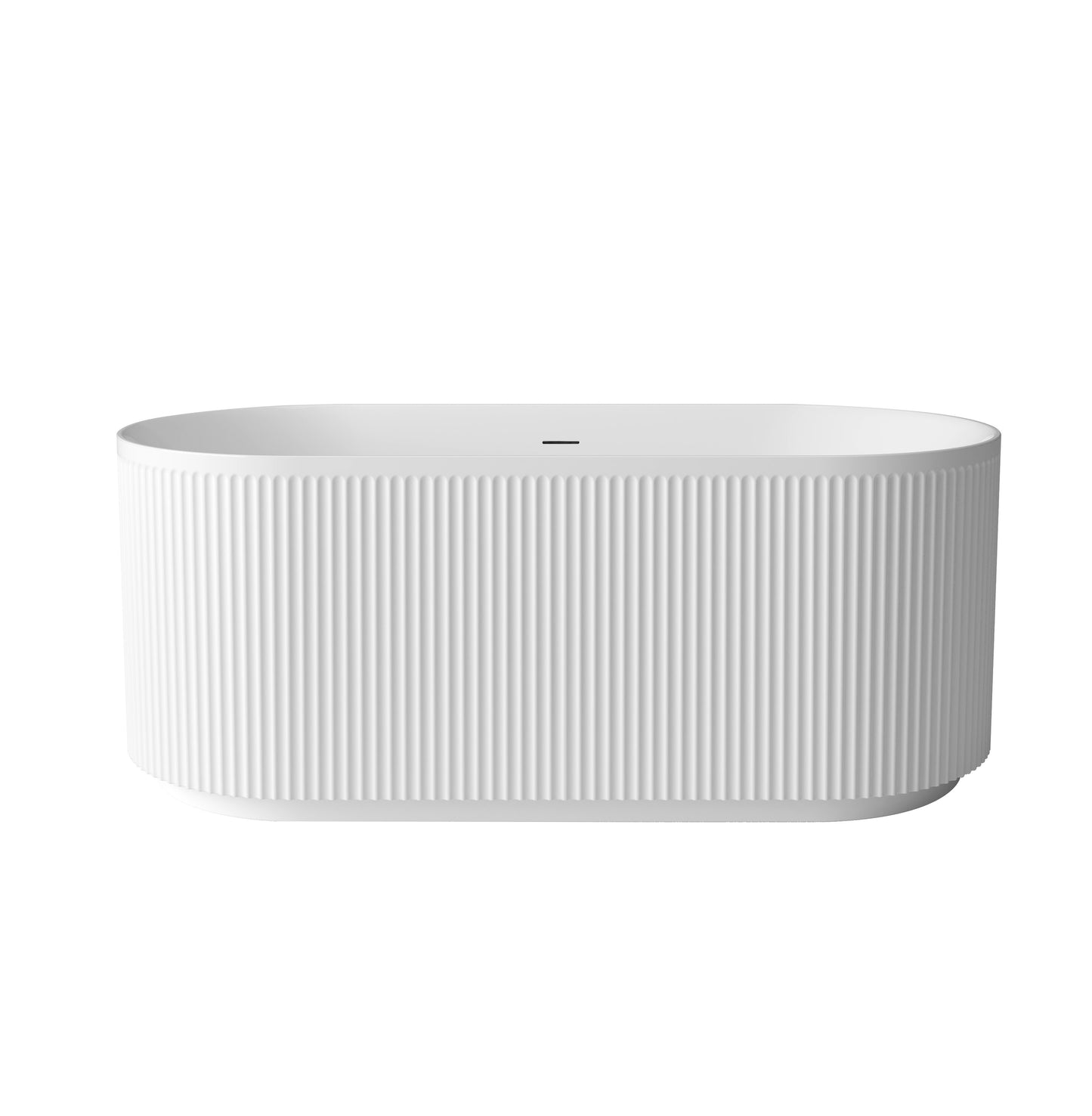 Attica Havana 1500 Gloss White Freestanding Bath with Overflow