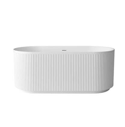 Attica Havana 1500 Gloss White Freestanding Bath with Overflow