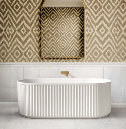 Attica Havana 1700 Gloss White Freestanding Bath with Overflow