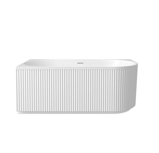Attica Havana 1500 Gloss White Left Corner Bath with Overflow