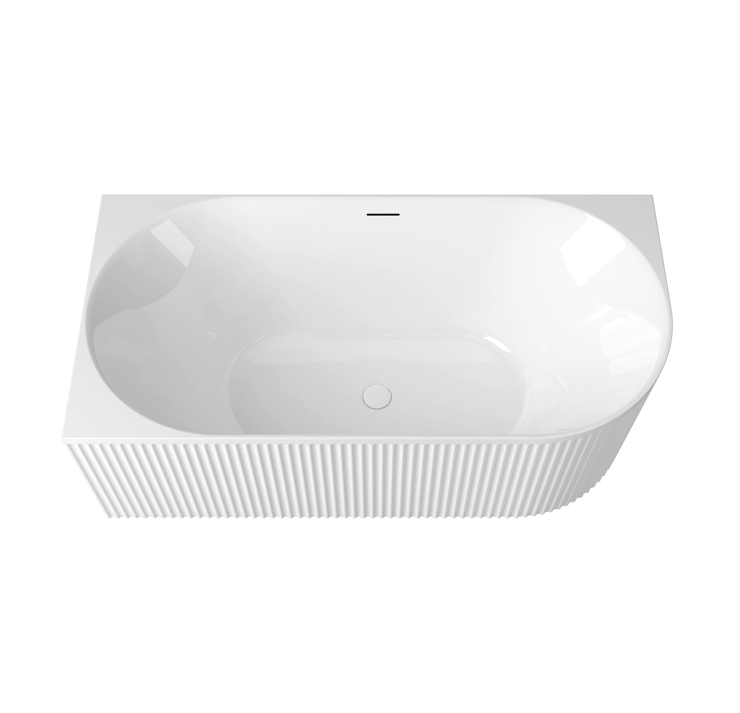 Attica Havana 1500 Gloss White Left Corner Bath with Overflow