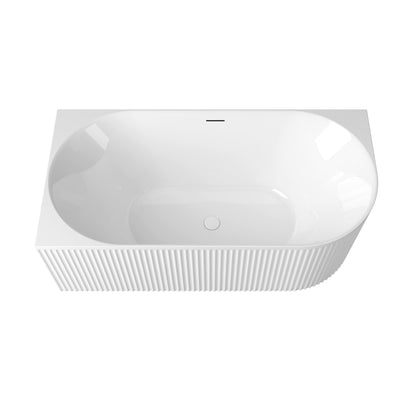 Attica Havana 1500 Gloss White Left Corner Bath with Overflow