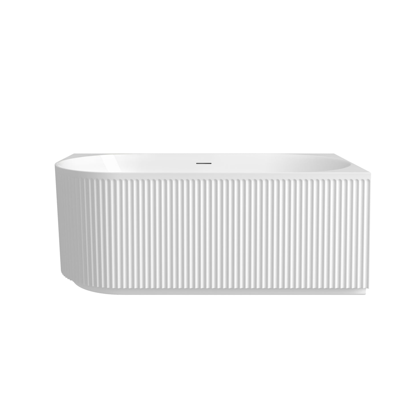 Attica Havana 1500 Gloss White Right Corner Bath with Overflow