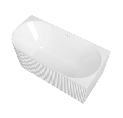 Attica Havana 1500 Gloss White Right Corner Bath with Overflow