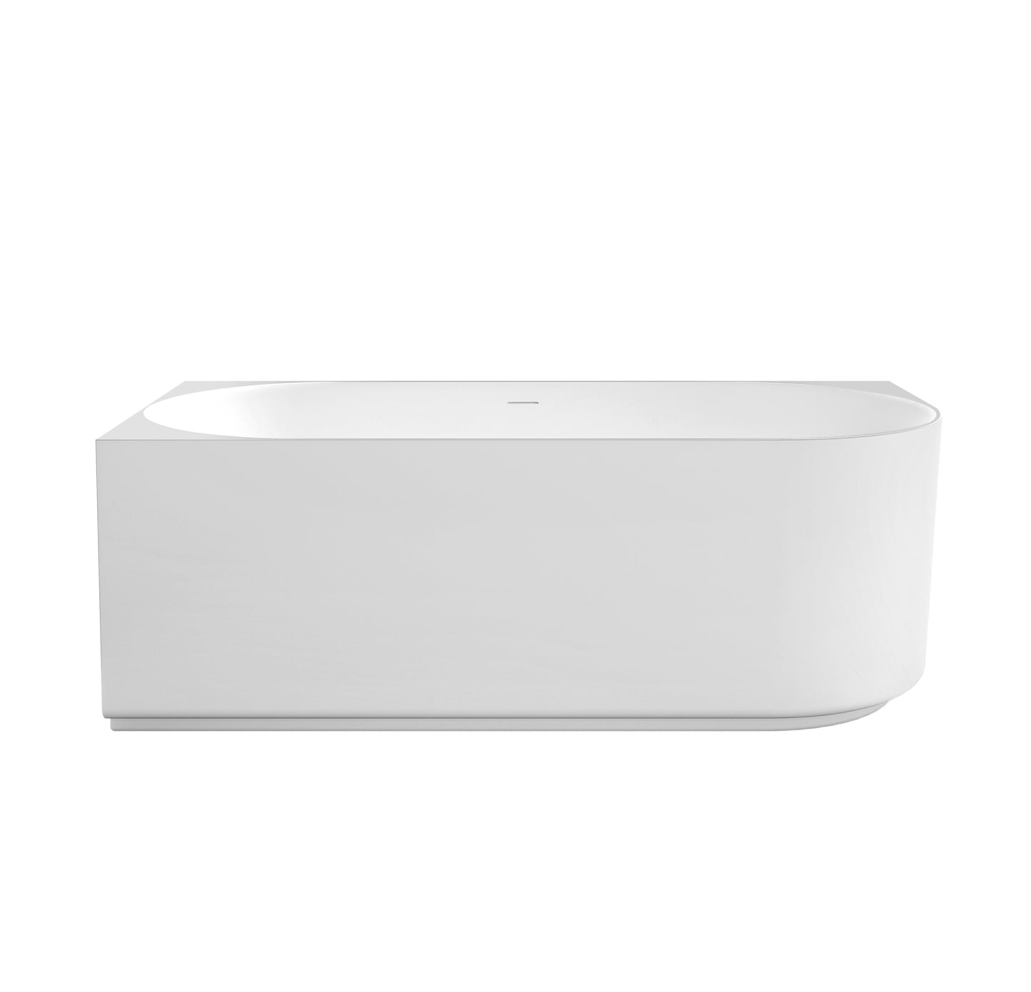 Attica Celine 1500 Matte White Left Corner Bath with Overflow