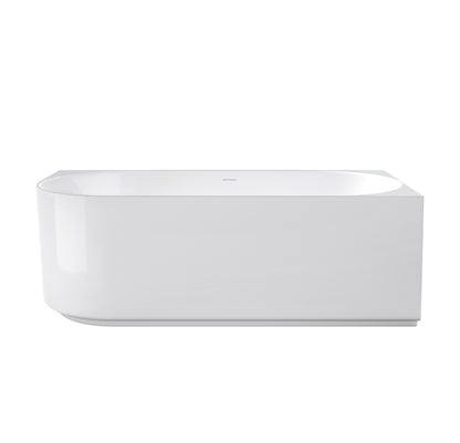 Attica Celine 1500 Gloss White Right Corner Bath with Overflow
