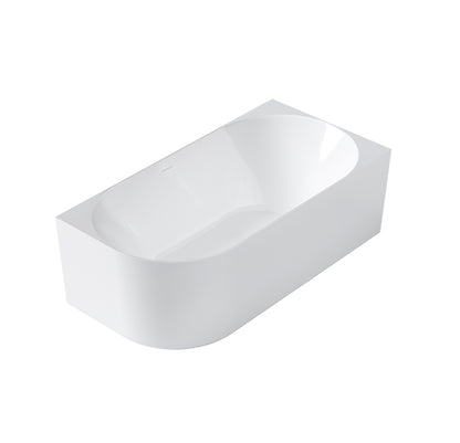 Attica Celine 1500 Gloss White Right Corner Bath with Overflow