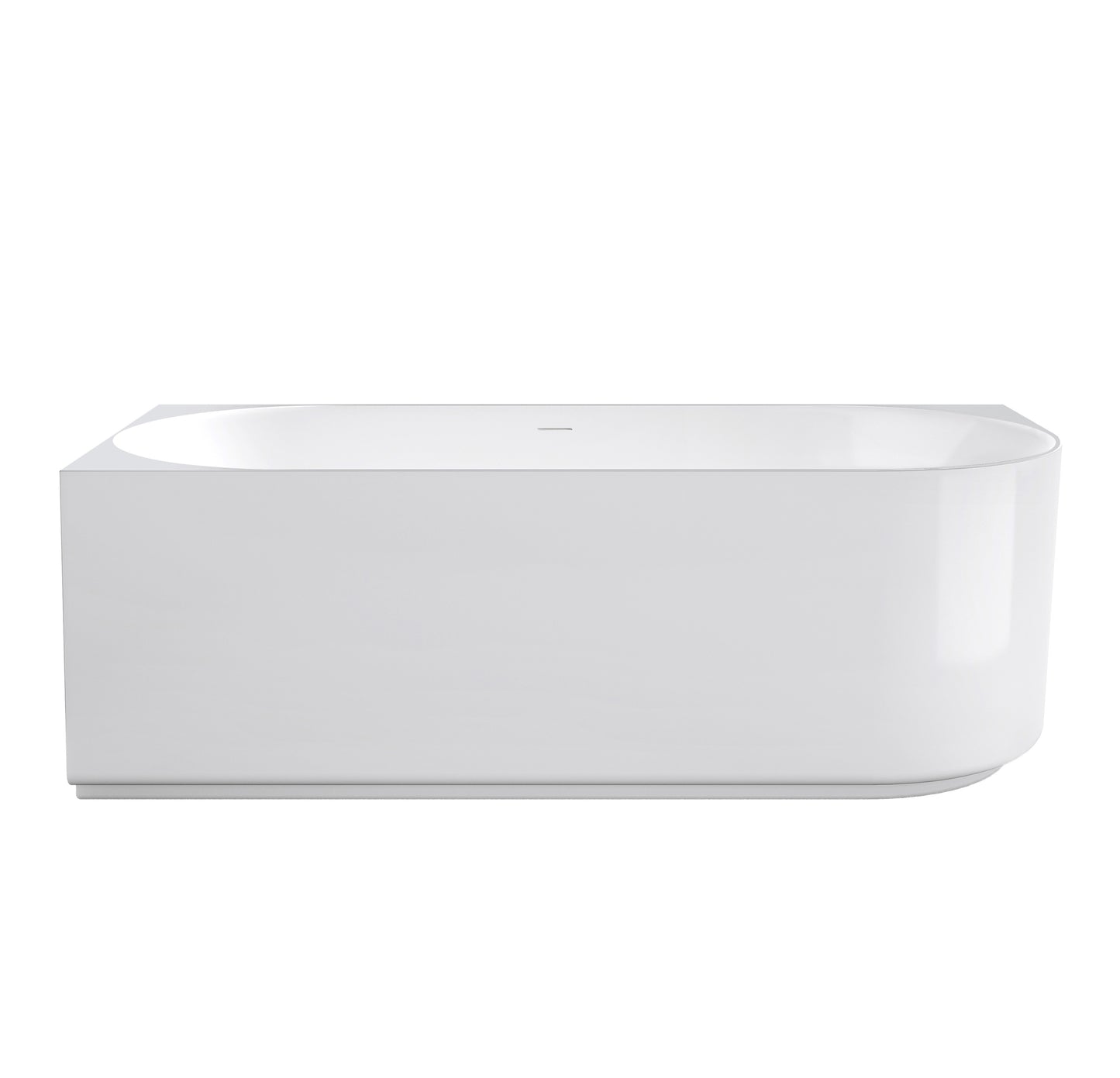Attica Celine 1700 Gloss White Left Corner Bath with Overflow