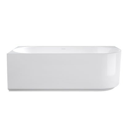 Attica Celine 1700 Gloss White Left Corner Bath with Overflow