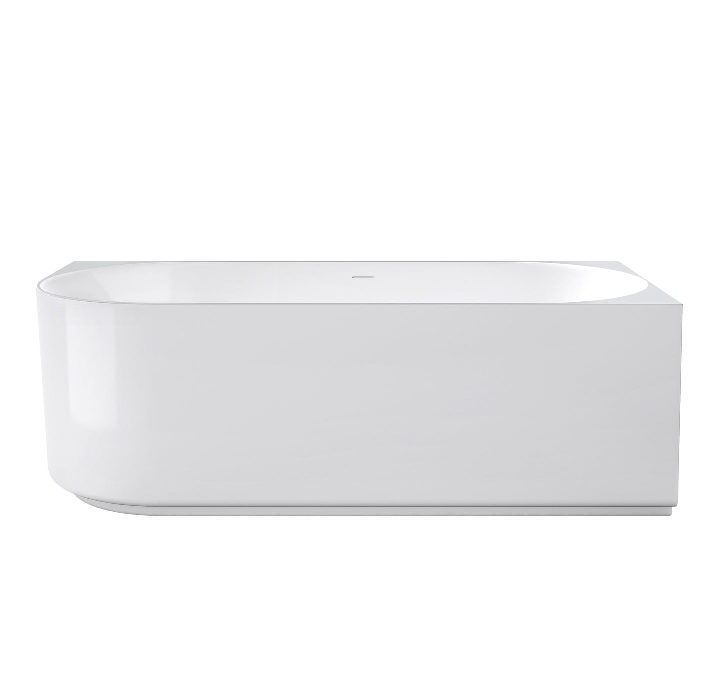 Attica Celine 1700 Gloss White Right Corner Bath with Overflow