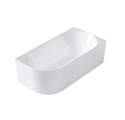 Attica Celine 1700 Gloss White Right Corner Bath with Overflow
