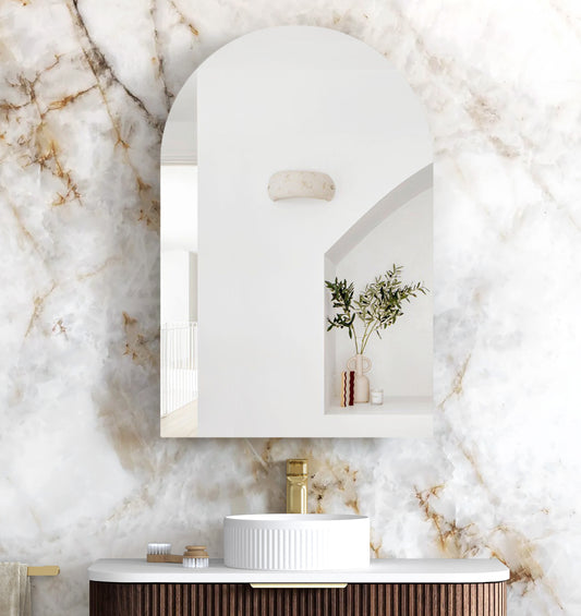 Archie 900mm Sable Walnut Shaving Cabinet
