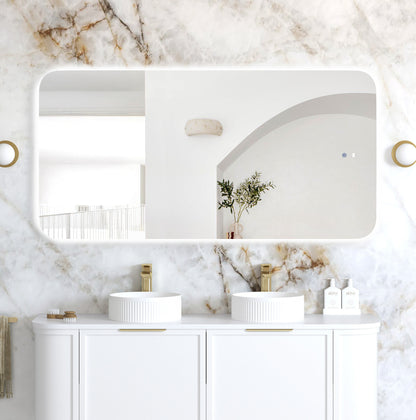 LED Newport 1500x750 Frameless Mirror Back Lit