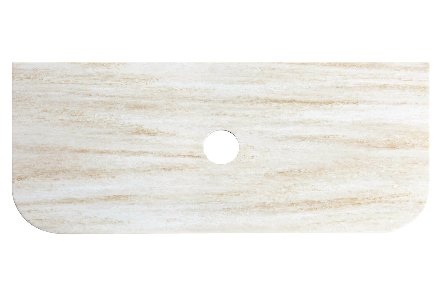 Bondi English Edge 1200x460x50 Sand Dune Top