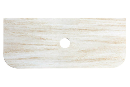 Bondi English Edge 1200x460x50 Sand Dune Top