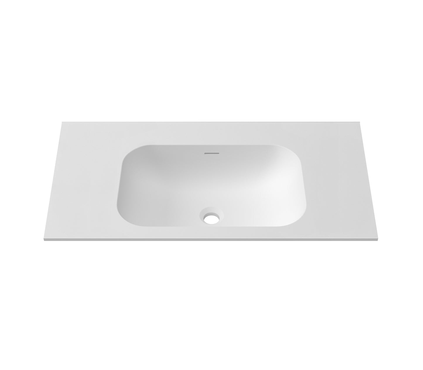 Chloe 900x467 Silk Matte White Top with Basin