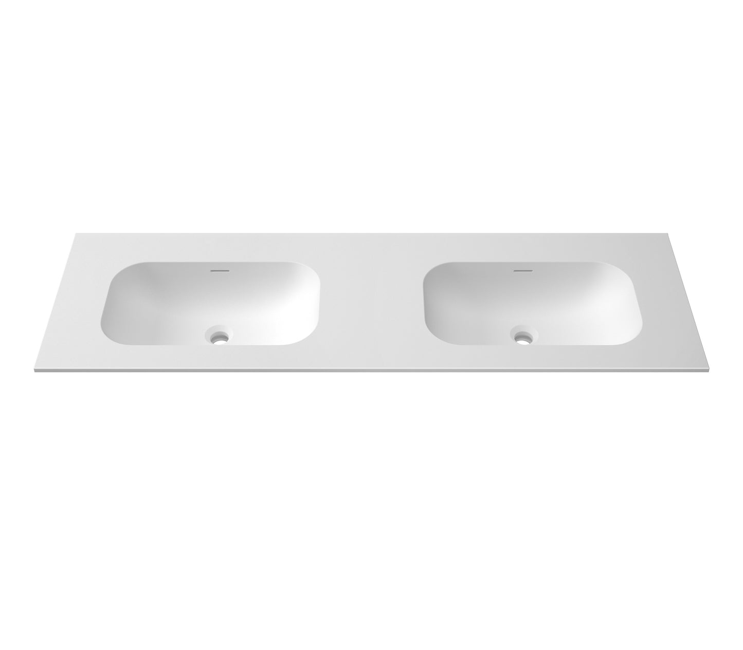 Chloe 1500x467 Silk Matte White Top with Basin