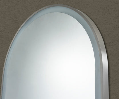 600mm Aura Iron Framed LED Mirror - Gun Metal