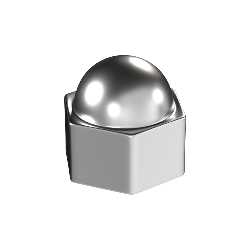 Dome Nut (Pack of 20) – 1/4”