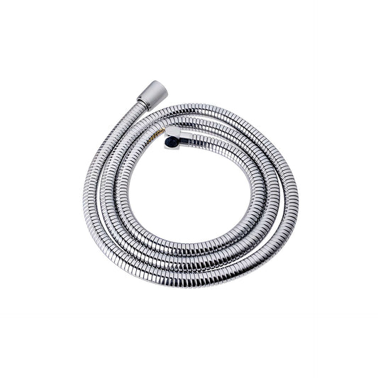 Chrome/Brass 2.0M Double Interlocking Hose - Brass