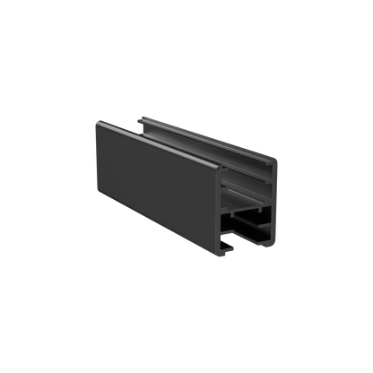 Al 13+18 mm Uni channel-3.6mt Black - 1 Piece