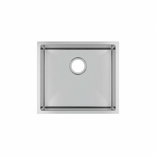 1.2mm Handmade Top/Undermount Single Bowl   Kitchen/Laundry Sink - 510x450x230mm